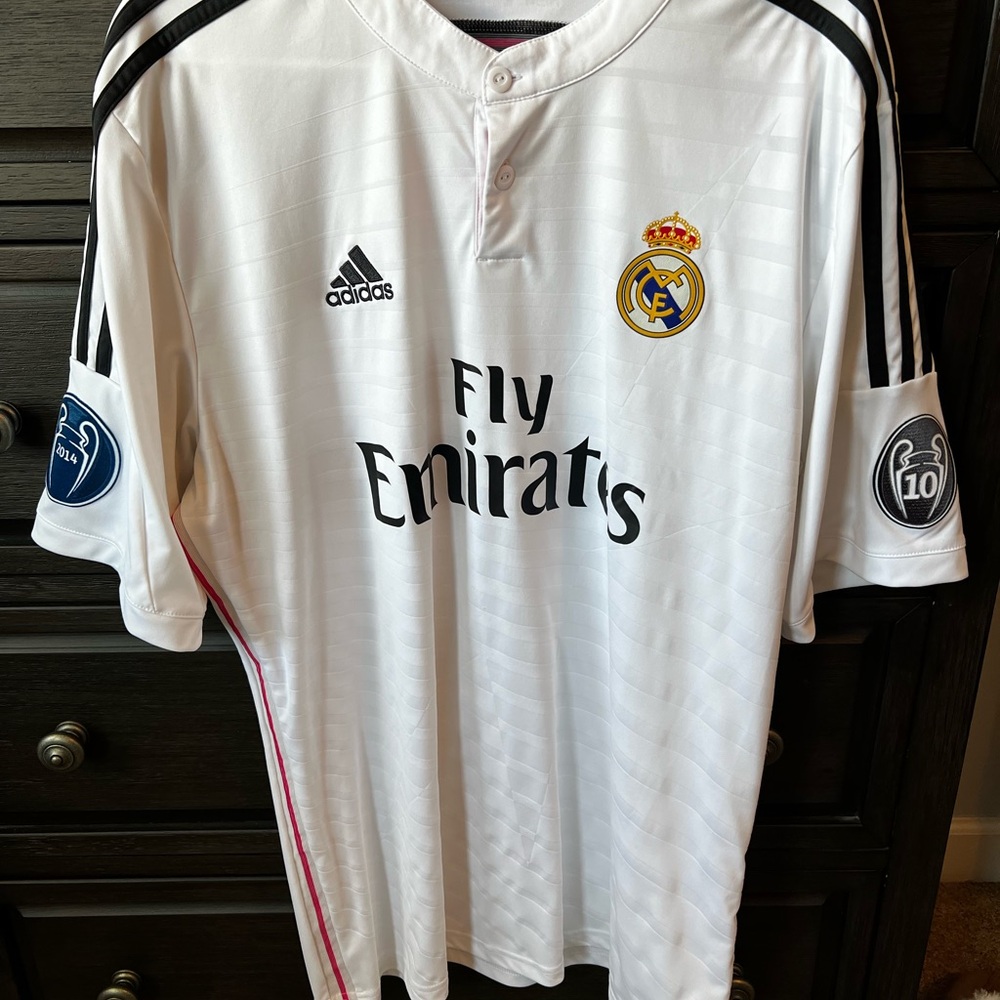 Adidas Real Madrid White and Black Jersey